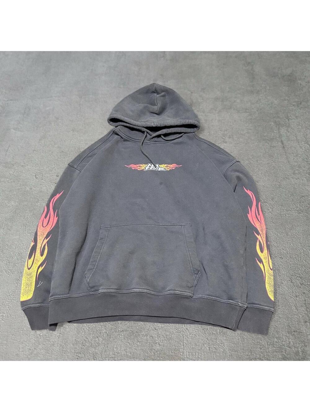 No Fear Men's Black and Grey Hoody